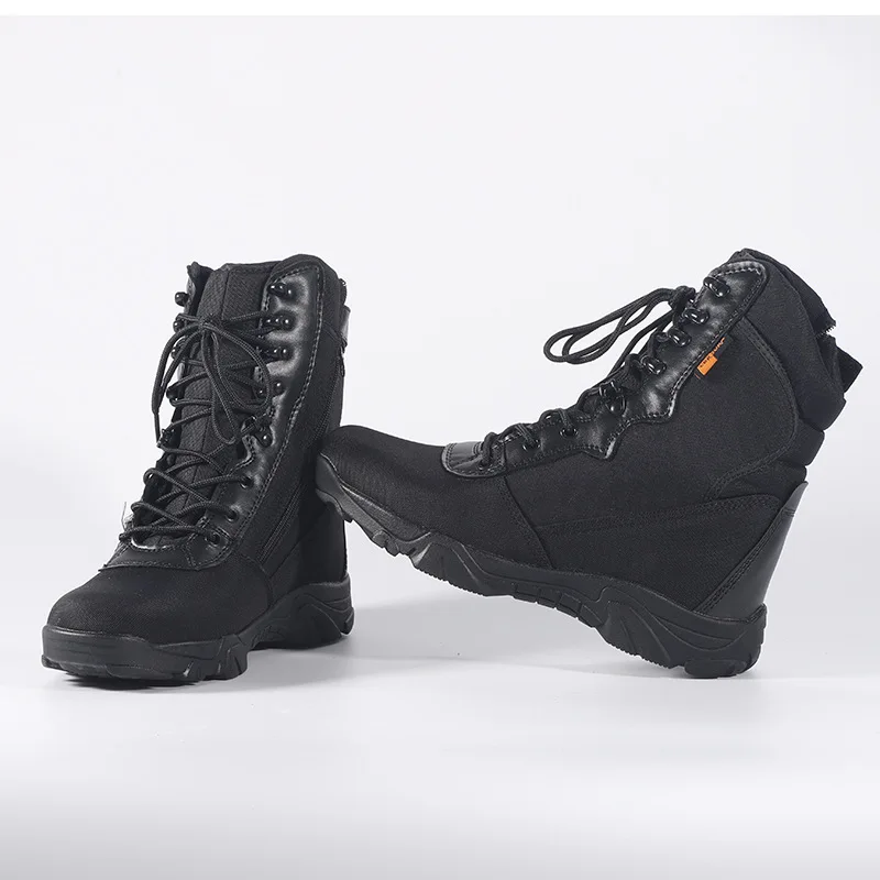 Botas tácticas de adiestramiento al aire libre para hombre, zapatos altos para el desierto, Botas de camuflaje para combate, caza, escalada, senderismo - imagen 5