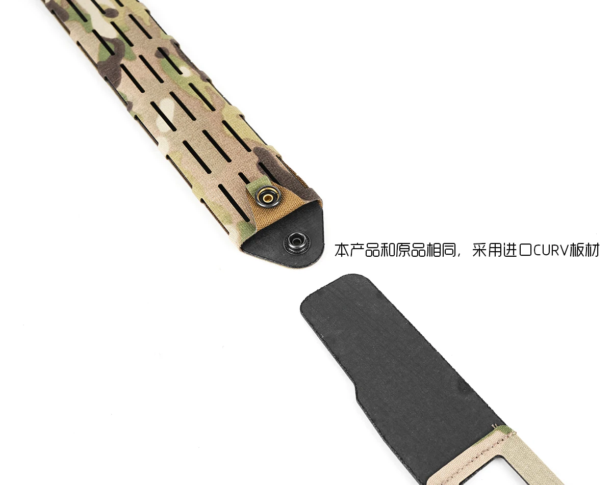 Cinturón táctico ligero V2 con sistema de correas MOLLE para equipo al aire libre, transporte diario, cinturilla ajustable - imagen 3