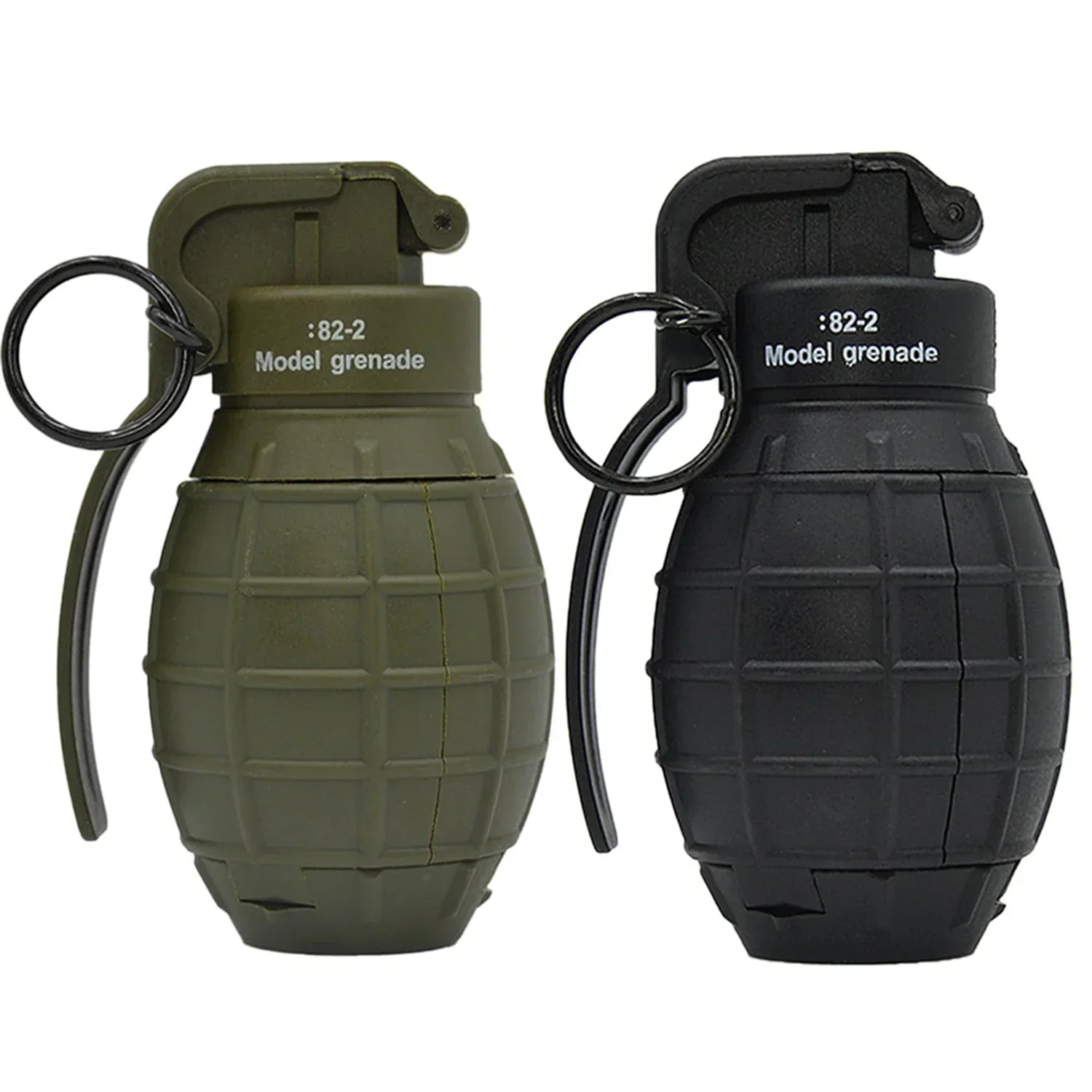 2Pcs Black and Green