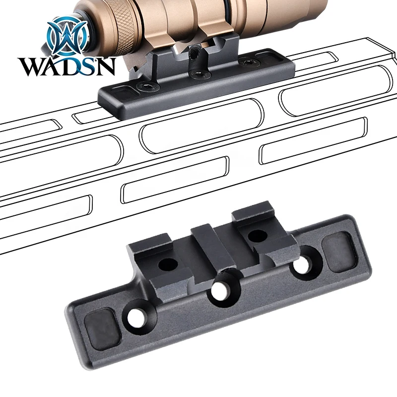 WADSN soporte offset para linterna táctica M-LOK Keymod - imagen 3