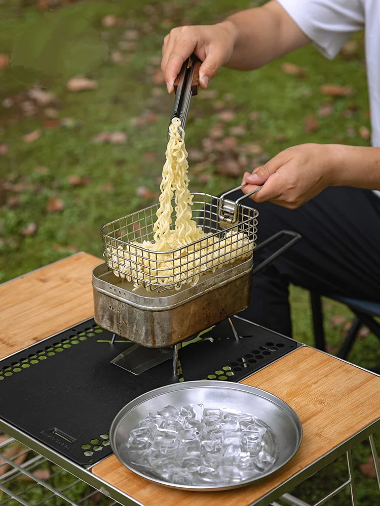 Fiambrera de aluminio con alivio de presión, equipo de Picnic, cocina y freír, caja Bento gruesa multiusos, dispositivo de cocina - imagen 4