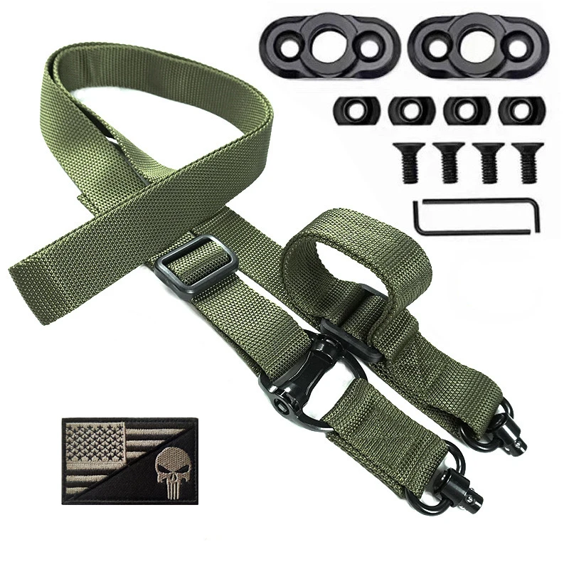 Eslinga de 2 puntos de ajuste rápido con giros QDSling correas de montaje duraderas con bucle para pulgar de ajuste rápido - imagen 3