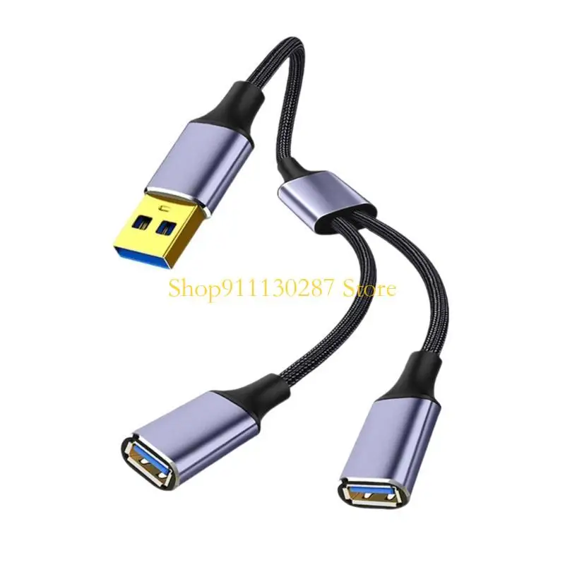 J1HC USB Splitter Cable Cable Conecte, carga y transferir datos con conveniencia - imagen 4