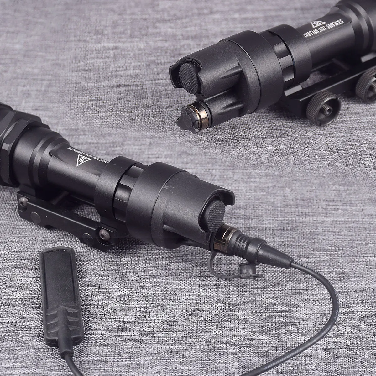 Linterna táctica Surefire M951 M952 IR LED potente estroboscópica de Metal, luz de explorador, lámpara para arma de caza, riel Picatinny de 20mm, montaje QD - imagen 3