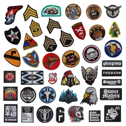 Charreteras militares bordadas 3D – Insignias tácticas de rango