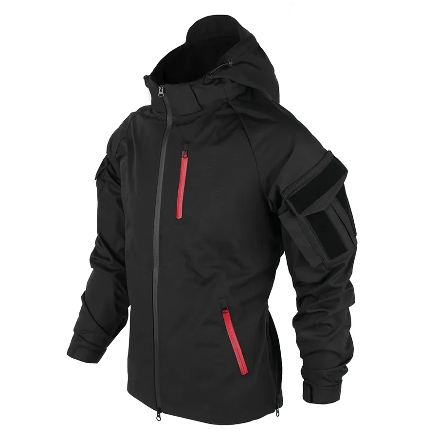 BAC chaqueta táctica strike coat gris negro ligera para entretiempo - imagen 3