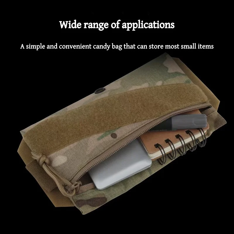 Chaleco de caza táctico con bolsas MOLLE para barras energéticas - imagen 3