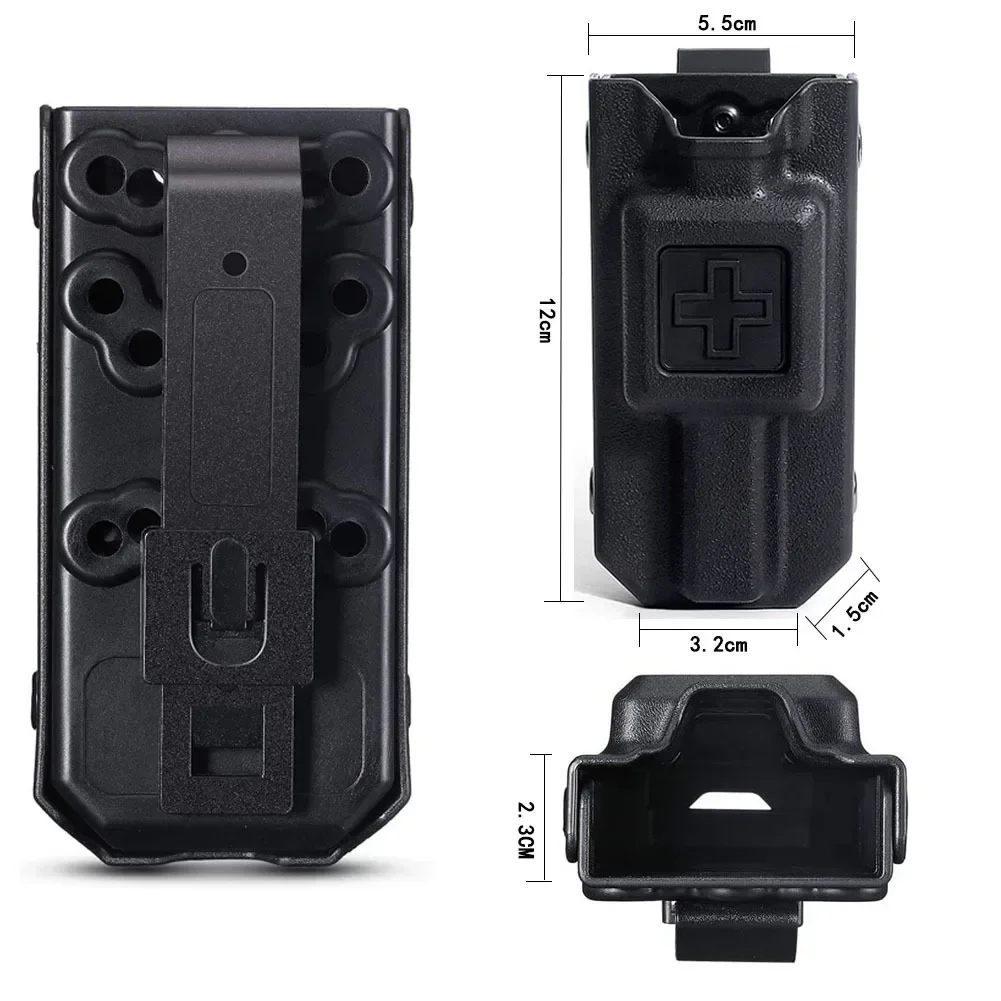Caja de almacenamiento de torniquete táctico, bolsa EDC MOLLE, paquete médico, torniquetes de emergencia para exteriores, botiquín de supervivencia de primeros auxilios