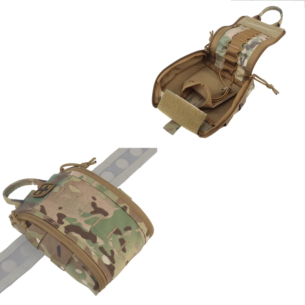 Bolsa táctica multifuncional para caza, Camping, respuesta rápida, portátil, MOLLE, montaje, Kit médico - imagen 2