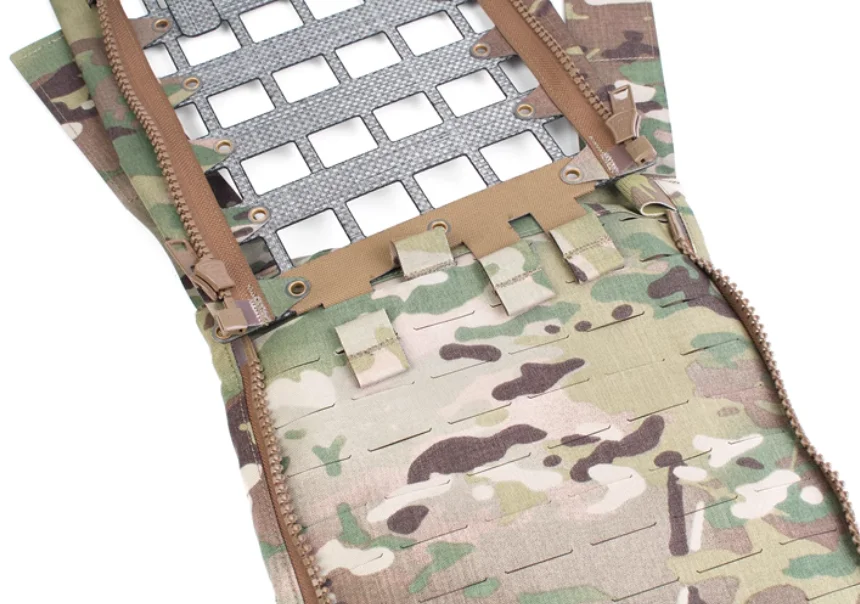 Deportes al aire libre FCPC V5 Placa trasera con cremallera Molle dedicada Placa T de 8 capas - imagen 4