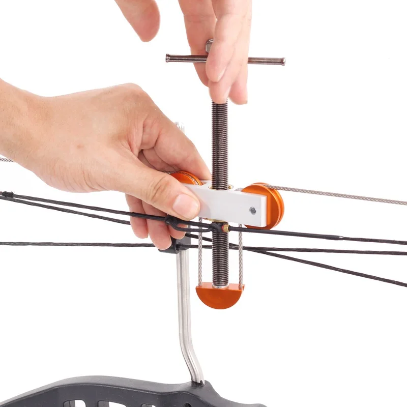 Abridor de arco compuesto de aleación de aluminio, abridor de arco de alambre, ajustador de arco de alta calidad con polea compuesta - imagen 4