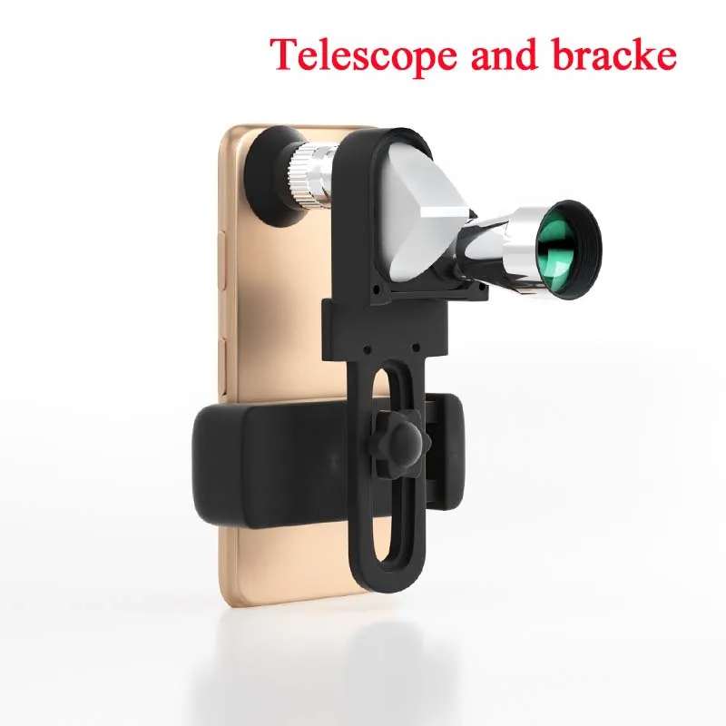 Telescope and bracke