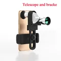 Telescope and bracke