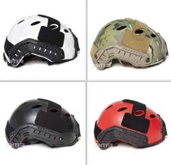FMA táctico Airsoft Paintball rápido fino PJ casco protector nieve camuflaje colores M/L L/XL