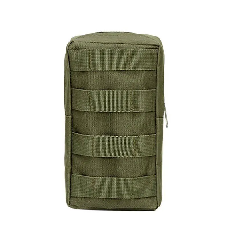 Riñonera táctica Molle para exteriores, bolsa de cintura Oxford verde, almacenamiento, mochila para caza, chaleco táctico, accesorio