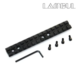 Montaje de visor con carril Picatinny Weaver táctico para rifle