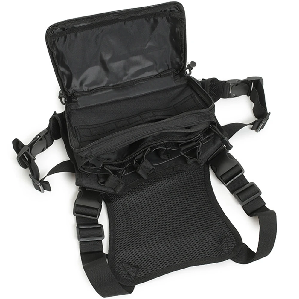 Soporte para cargadores tácticos 5,56/2,23 M4 M16 AR15, bolsa para revistas, bolsa Molle Triple Mag, chaleco para el pecho, bolsa de aparejo con funda para pistola - imagen 2