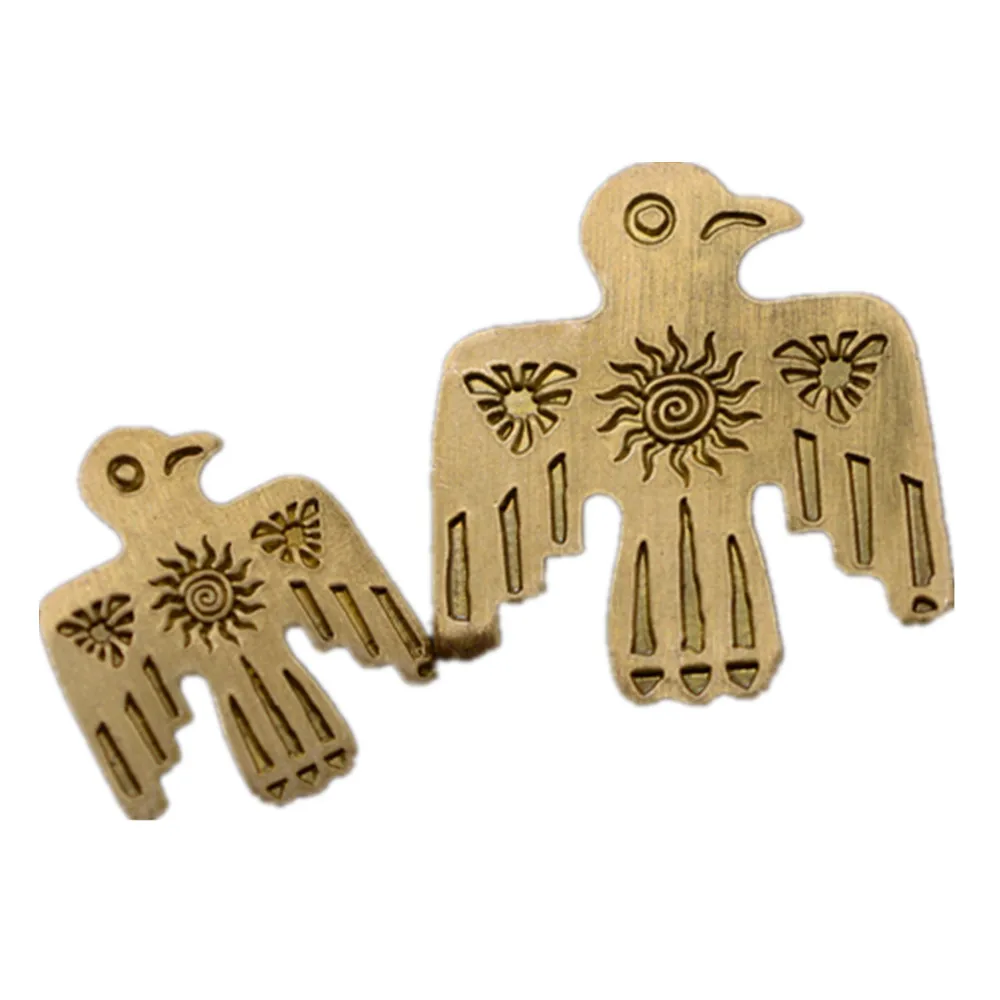 Insignia de Metal militar Thunderbird estadounidense, insignia táctica, de cuello Pin WW2 Retro, broche conmemorativo - imagen 2