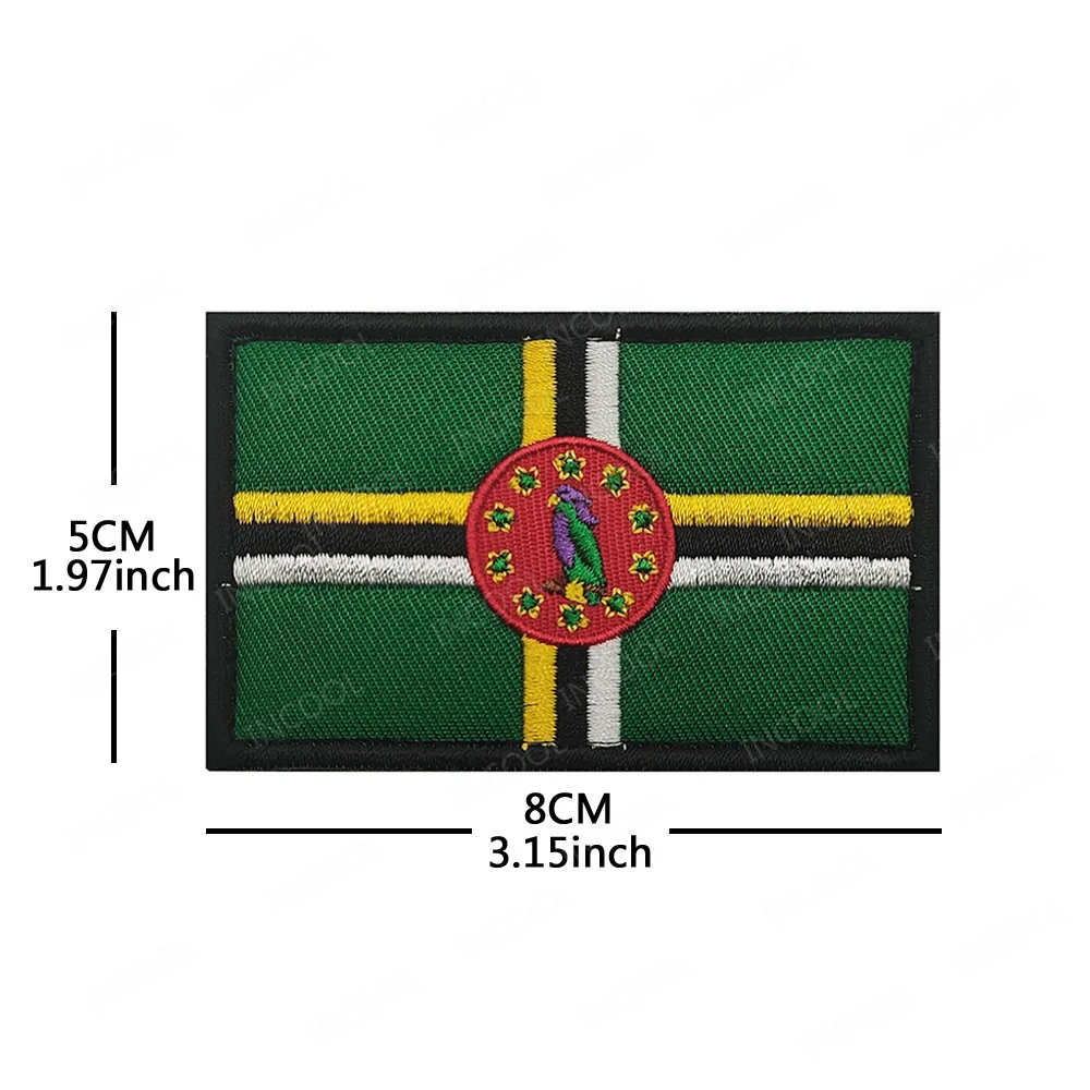 Parches bordados de banderas nacionales, insignias de brazalete táctico American Suriname Venezuela Belize Bahamas Bolivia Haití Perú Jamaica - imagen 3