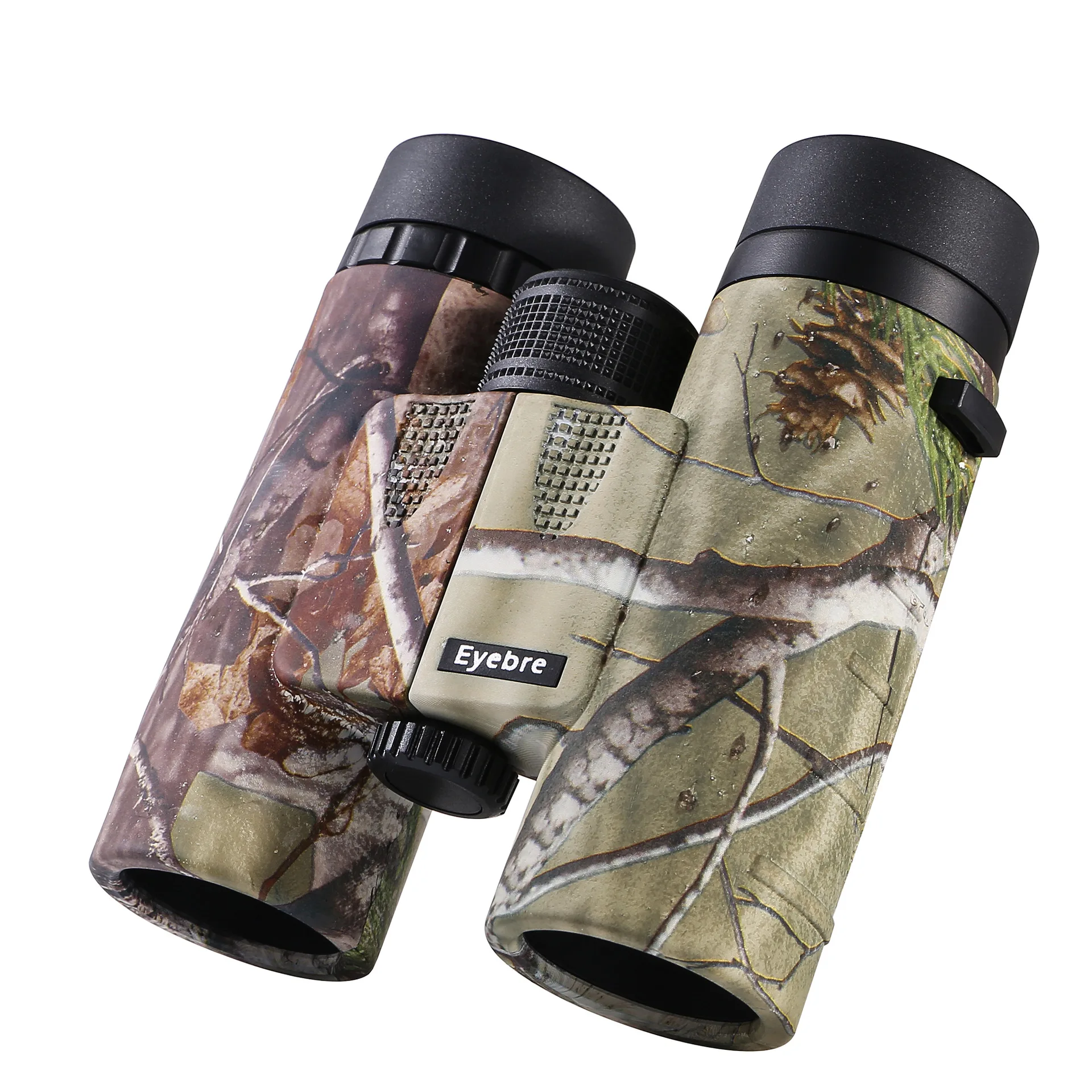 8x32 Piel de hoja de arce Espejo para observación de aves Binoculares de camuflaje biónico Telescopio astronómico de doble barril portátil