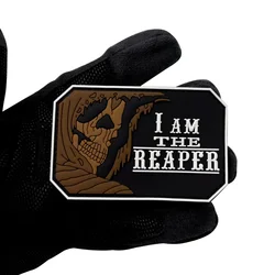 IAM THE REAPER Parche PVC táctico lobo de supervivencia bordado mochila