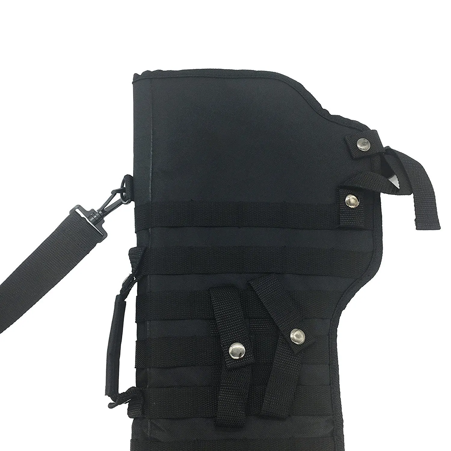 Bolsa de almacenamiento para escopeta y Rifle de hombro estilo Molle para caza al aire libre, mochila táctica, funda larga con funda M4 AK - imagen 3