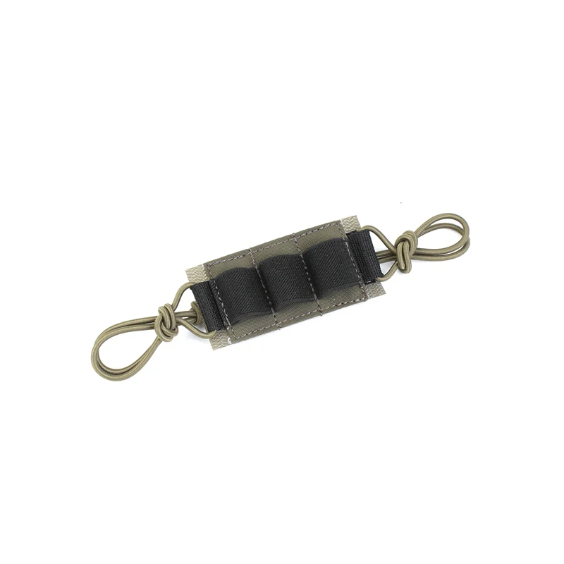 Cordón elástico para batería de casco táctico, almacenamiento de línea de visión nocturna, bolsa de tablero de separación de batería, banda de correa fija - imagen 3