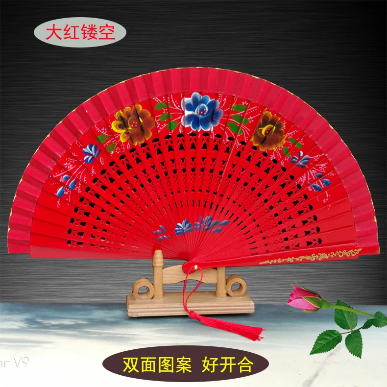 Abanico de baile elegante estilo tradicional cheongsam para mujer - imagen 2