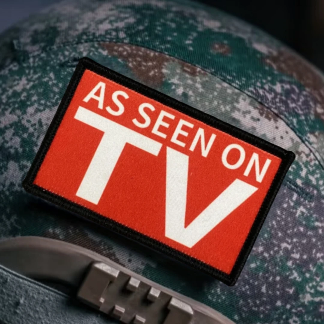 AS SEEN ON TV-Parche militar táctico divertido, insignia de moral impresa, brazalete con gancho y bucle, mochila para exteriores, pegatina para sombrero - imagen 3