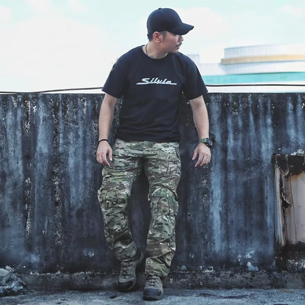 Emersongear G3 pantalones extendidos tácticos para hombre pantalones Cargo entrenamiento de combate caza deportes de senderismo al aire libre versión larga de nailon - imagen 3