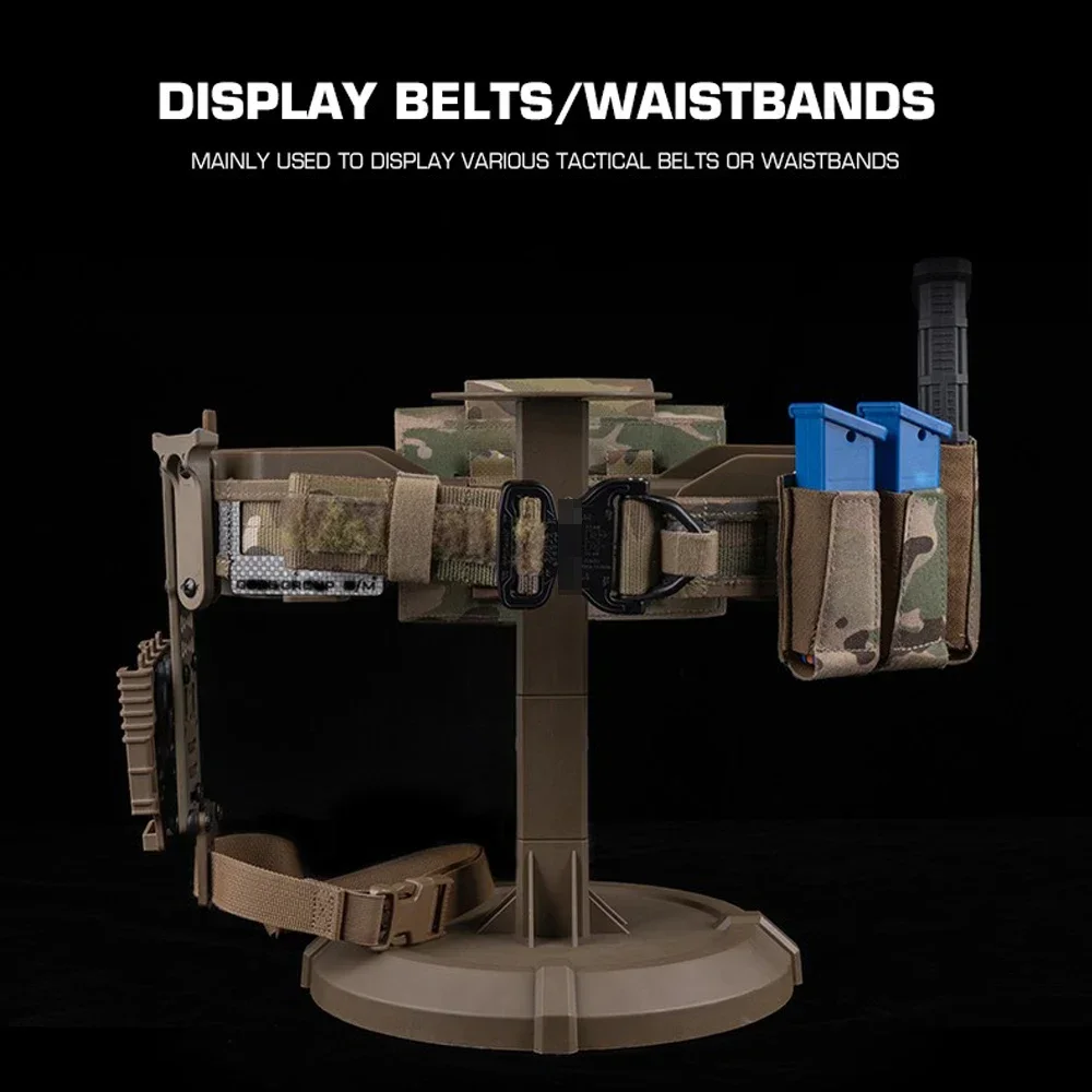Soporte de exhibición para casco y chaleco táctico, estante de almacenamiento multiusos, marco de soporte, colgador de exposición para accesorios de exhibición de equipos
