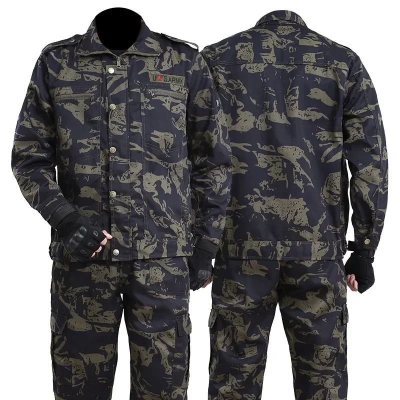 Traje camuflaje táctico para hombre – Caza y paintball - imagen 2