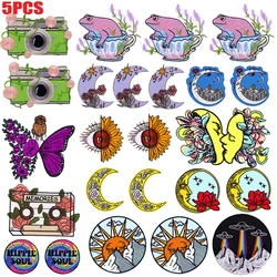 Parche bordado cinta mariposa luna flores termoadhesivo para coser
