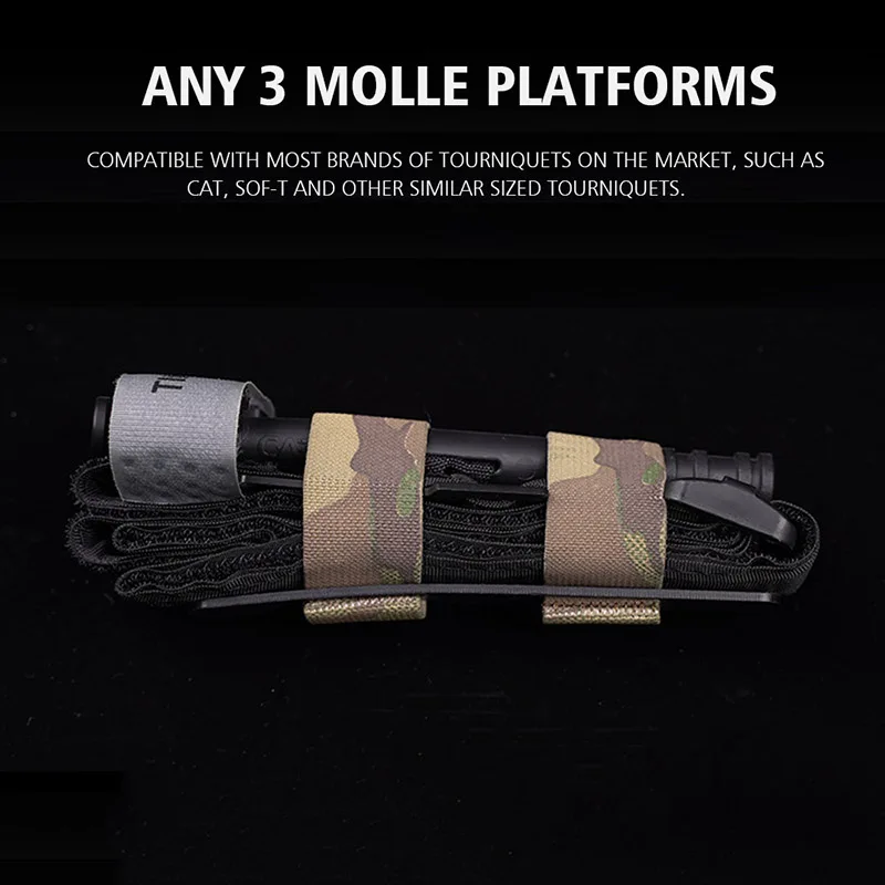Funda MOLLE para torniquete – Soporte táctico nailon - imagen 3