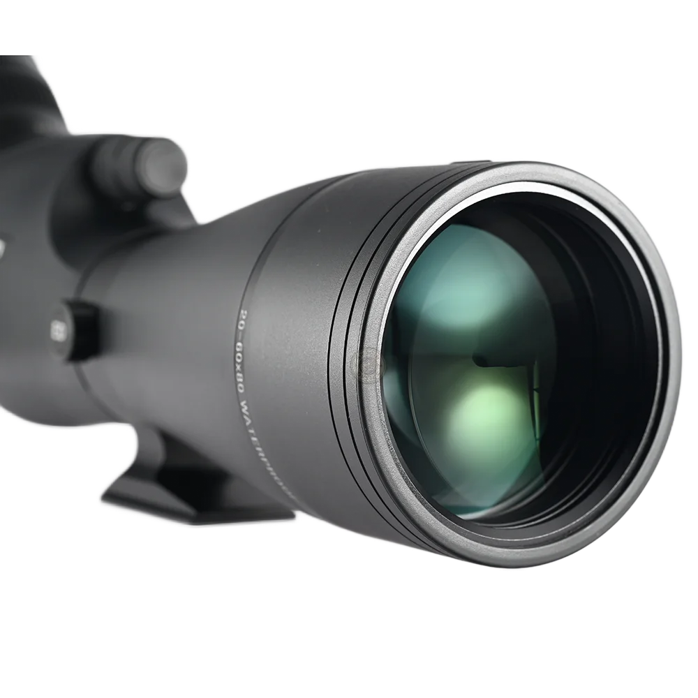 Shooin Optics ED Spotting Scope 20-60x80 con ocular de 27 mm totalmente impermeable para disparar aves y observación de aves - imagen 2