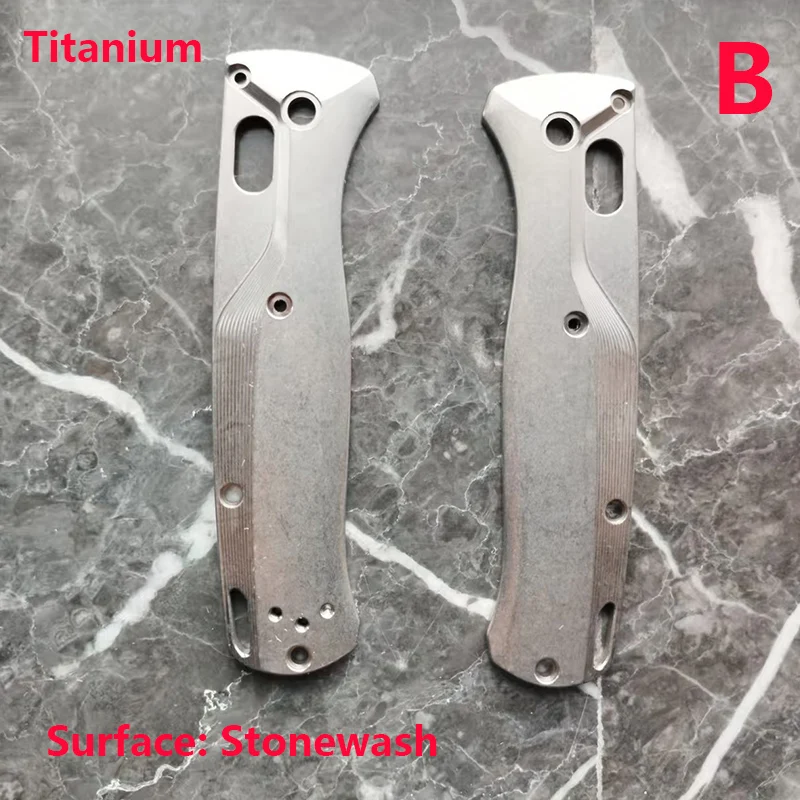 Escamas titanio CNC Benchmade Bugout – Stonewash para cuchillo táctico