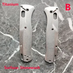 Escamas titanio CNC Benchmade Bugout – Stonewash para cuchillo táctico