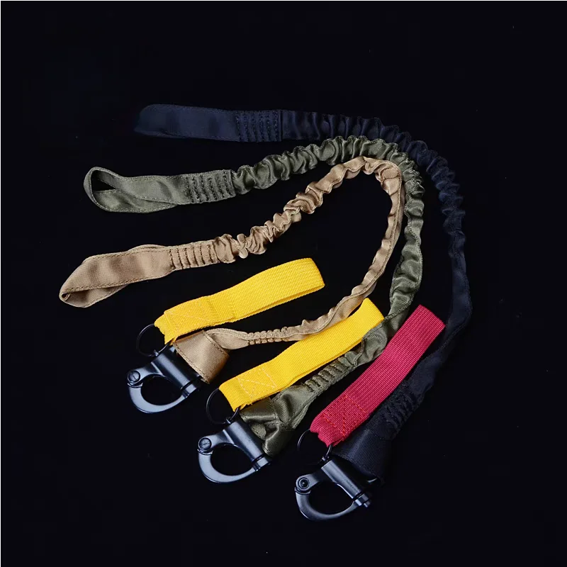 Cuerda de misisión de campo, cuerda de seguridad de liberación rápida, cuerda funcional con hebilla de acero de liberación rápida CS para exteriores