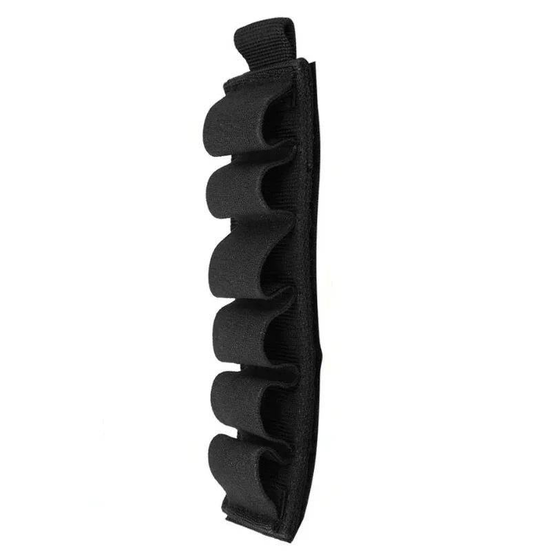 Tira de recarga de carcasa portátil, bolsa para balas de escopeta, portador de munición, Rifle táctico Airsoft, soporte para cartuchos de 6 conchas, accesorio de caza - imagen 3