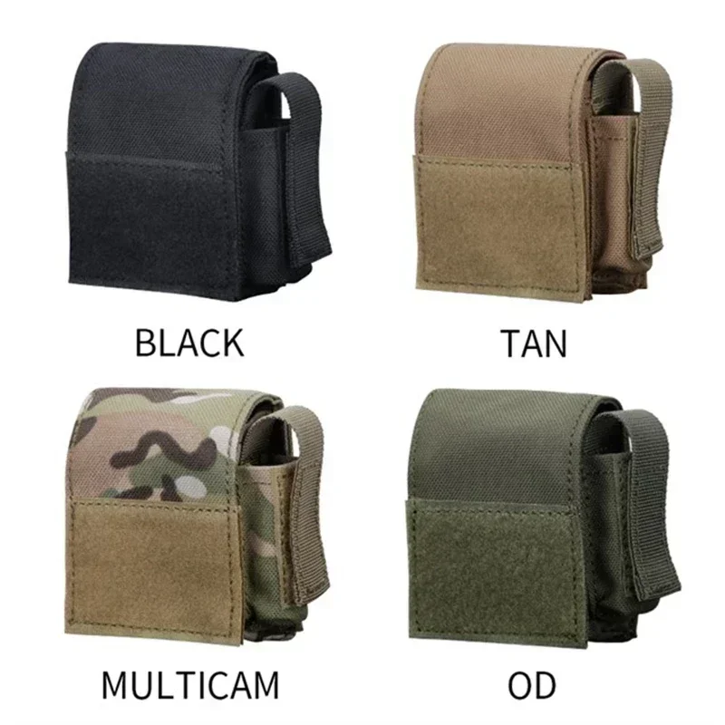 ERQYGRA-encendedor de cigarrillos táctico, bolsa de cintura de almacenamiento, sistema Molle, accesorios portátiles, equipo de revistas deportivas para caza al aire libre - imagen 5