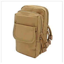 Bolsa táctica EDC MOLLE teléfono, bolsillo compacto para acampar