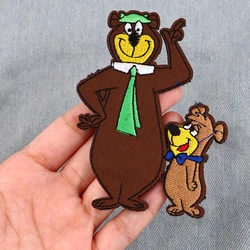 Parche bordado oso para chaqueta – DIY para coser o planchar