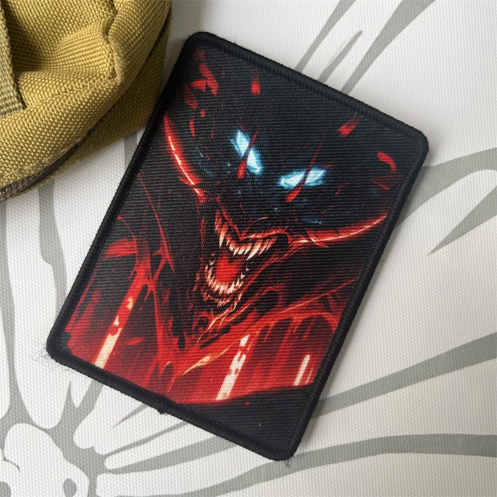 Parche táctico Crazy World of Warcraft Morale, brazalete militar, parches de gancho y bucle impresos, pegatina para mochila de ropa - imagen 5