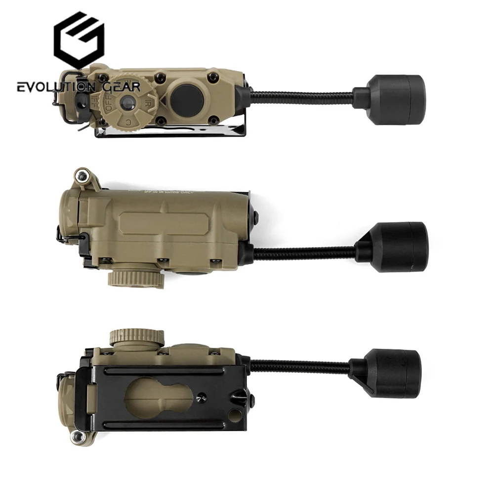 Lámpara de cabeza Sidewinder para casco táctico, luz estroboscópica roja, verde, azul, blanca, luz IR LED estroboscópica IFF, aplicación de la Ley de Caza al aire libre - imagen 5