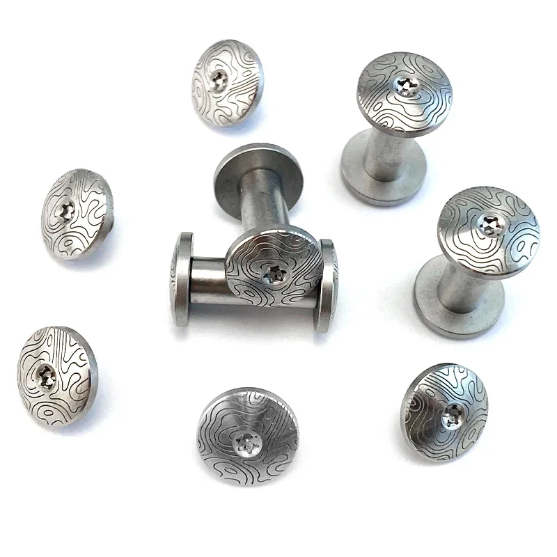 Tornillos bloqueo M4 para mango de cuchillo - Acero inoxidable CNC - imagen 3