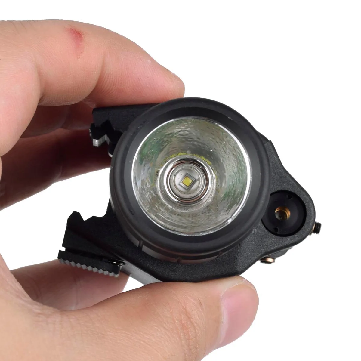 Armas tácticas Scout luz verde punto rojo puntero láser vista para pistola Airsoft Rifle AR15 linterna antorcha ajuste riel de 20mm - imagen 2