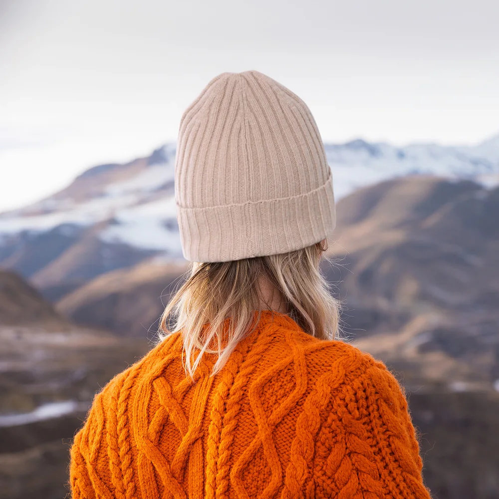 Gorro térmico de lana para hombre, gorros deportivos suaves a prueba de viento, para deportes al aire libre, Snowboard, senderismo, ciclismo y esquí, de invierno - imagen 3