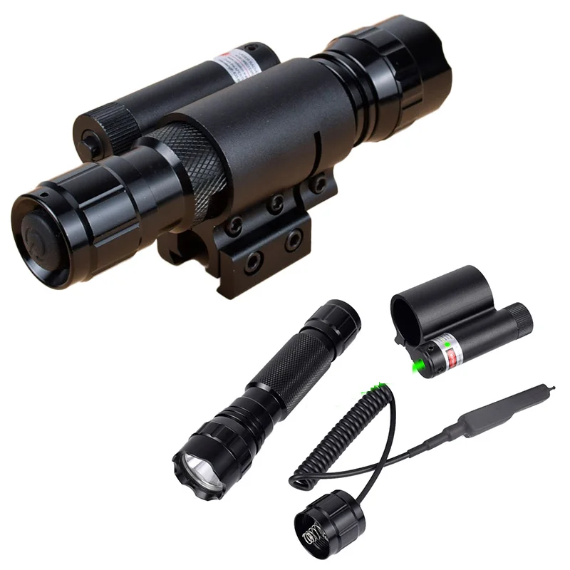 Soportes tácticos de 5 posiciones para mira telescópica, linterna láser, anillo de 25,4mm/20-28mm, montaje en barril, escopeta Airsoft, riel Picatinny de 20mm - imagen 3