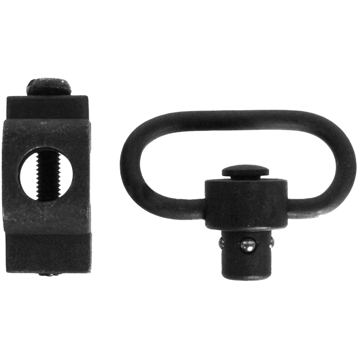 VMASZ Correa acolchada de metal con hebilla en espiga, correa de liberación rápida giratoria con montaje en riel Picatinny (A) - imagen 2