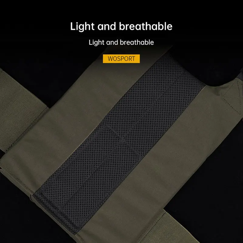Conjunto de chaleco de combate militar ligero para AC-1, chaqueta de entrenamiento para juegos CS al aire libre, QASM, hebilla en el pecho, envoltura en la cintura, bolsa de almacenamiento de seguridad - imagen 4
